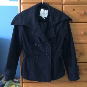 Navy Blue Pea Coat